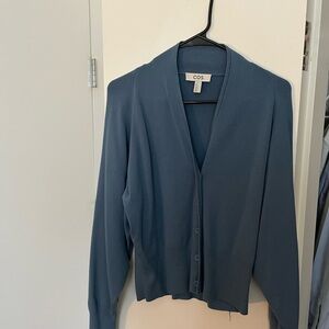 COS Baby blue V neck cardigan